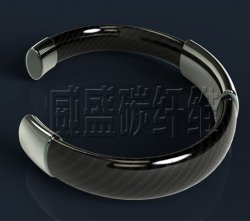 精美的碳纖維手環(huán)